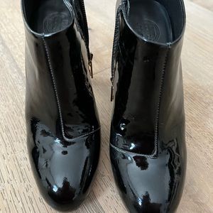 Tory Burch patent leather booties